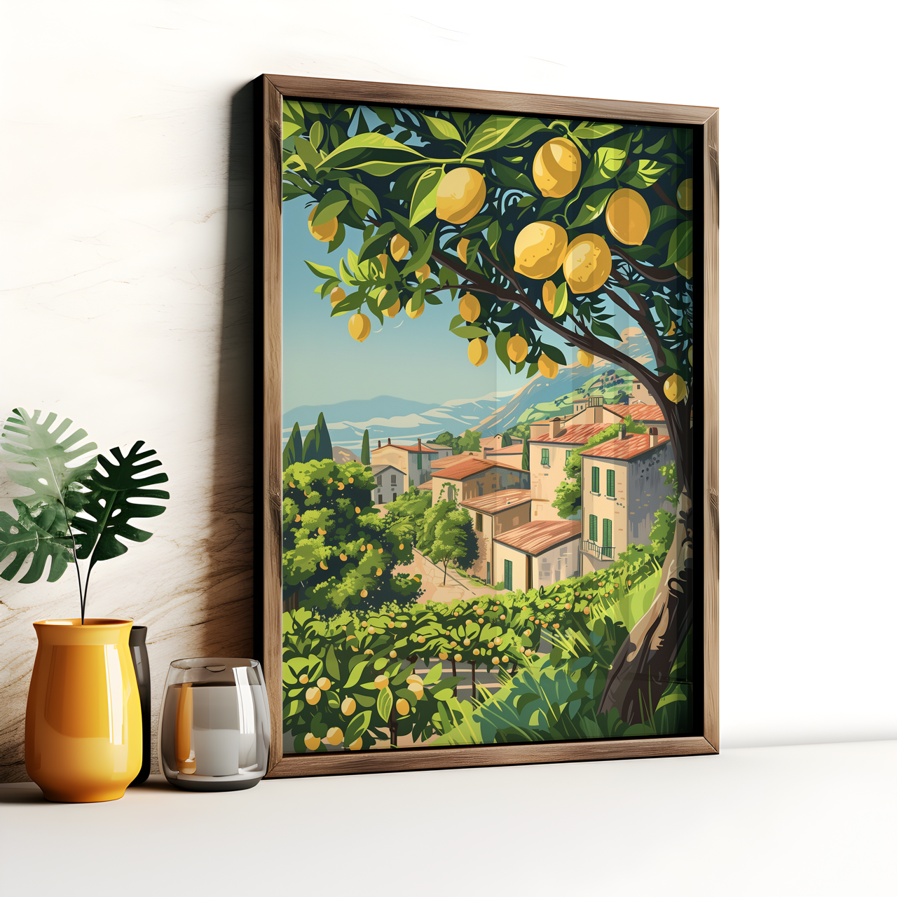 Mediterranean Lemon Poster