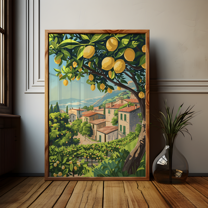 Mediterranean Lemon Poster