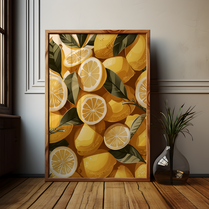 Lemon Delight Wall Art Poster