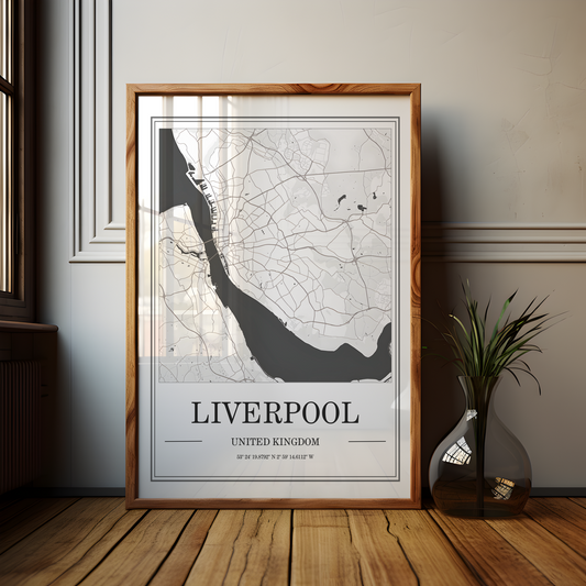 Liverpool Map Poster