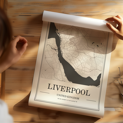 Liverpool Map Poster