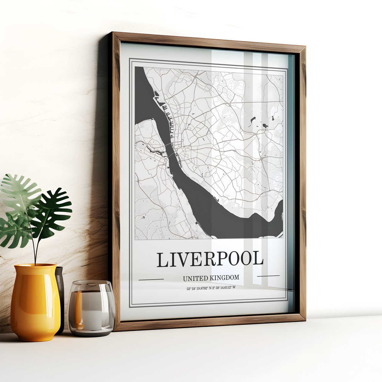 Liverpool Map Poster