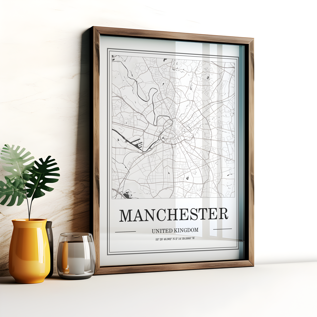 Manchester Map Poster