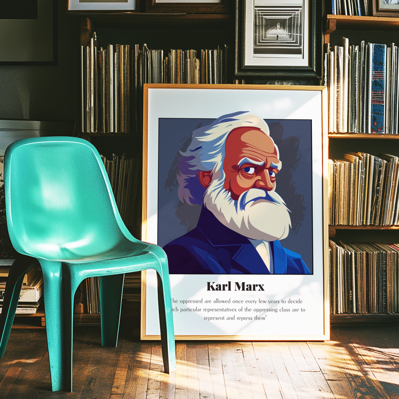 Karl Marx Quote Poster