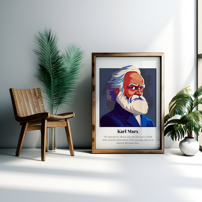 Karl Marx Quote Poster