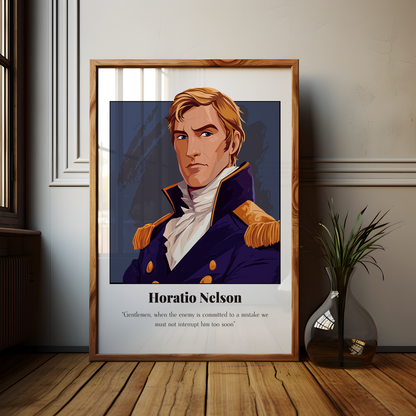 Horatio Nelson Quote Poster