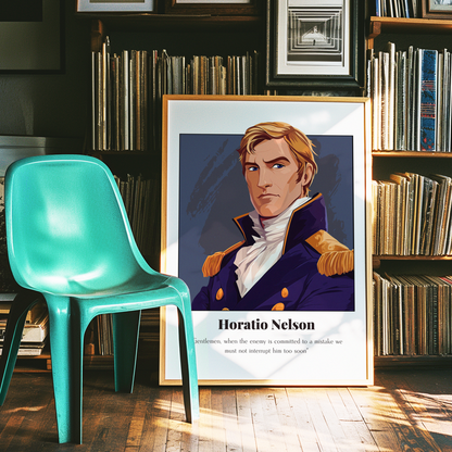 Horatio Nelson Quote Poster