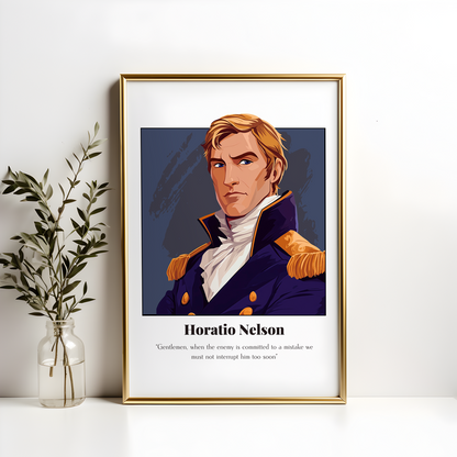 Horatio Nelson Quote Poster