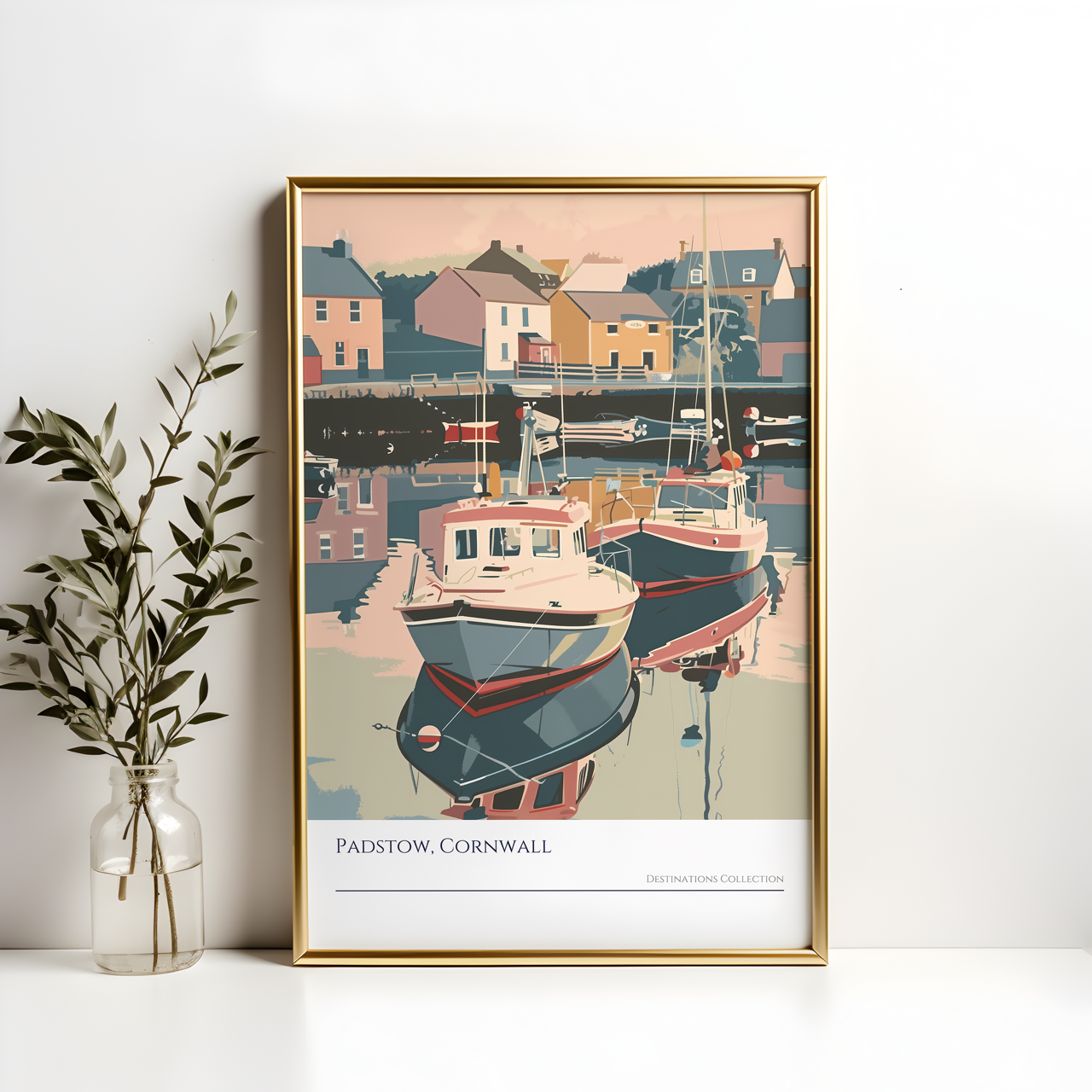 Padstow Cornwall Art Poster