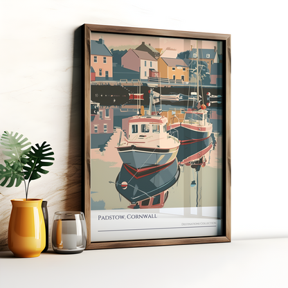 Padstow Cornwall Art Poster