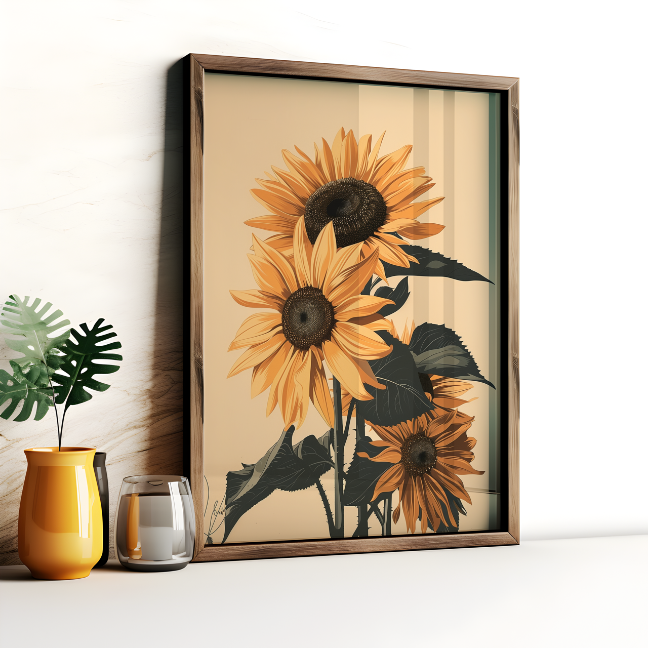 Sunflower Artwork Poster