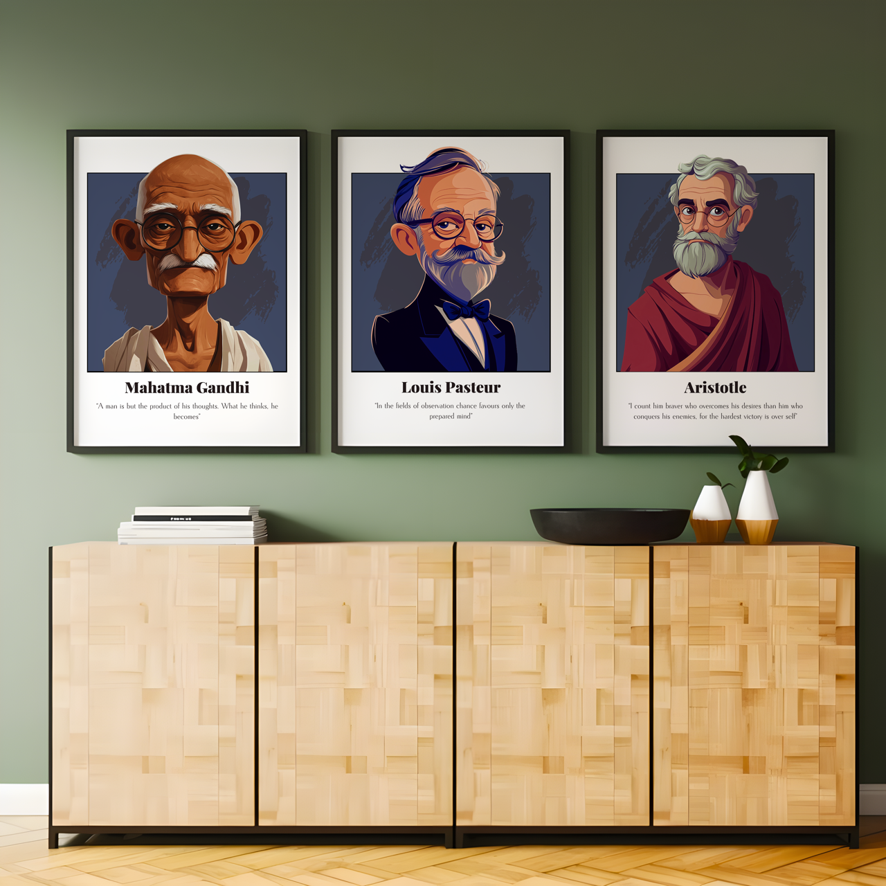 Louis Pasteur Quote Poster