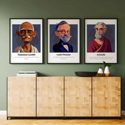 Louis Pasteur Quote Poster