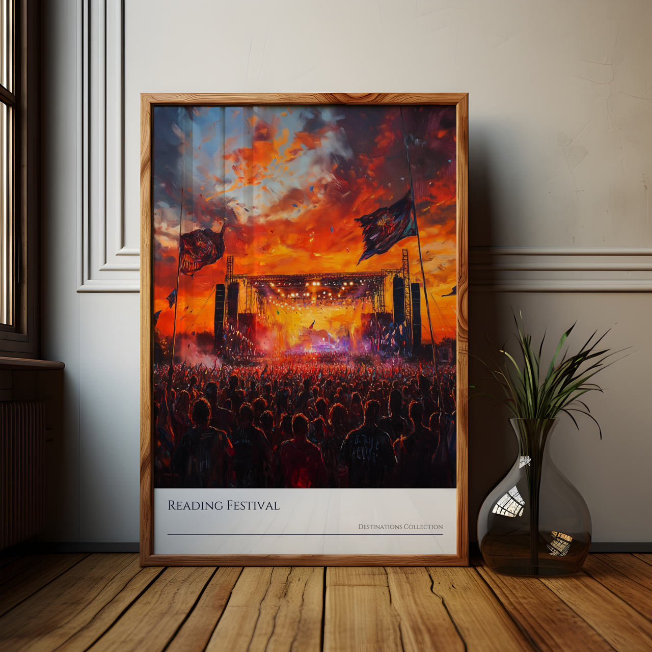 Reading Festival Sunset Poster