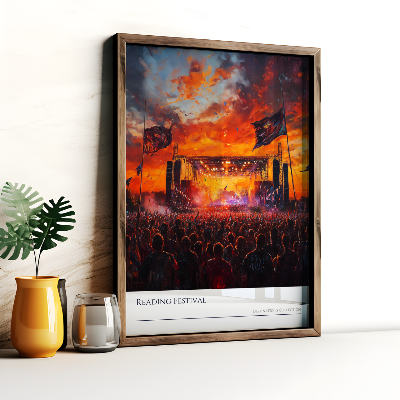 Reading Festival Sunset Poster