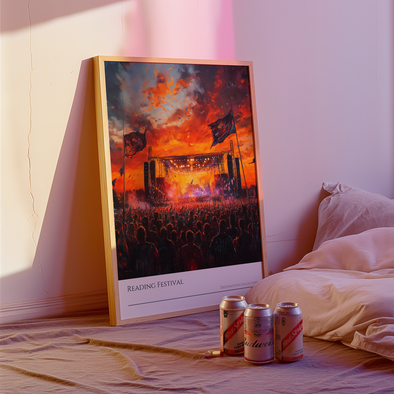 Reading Festival Sunset Poster