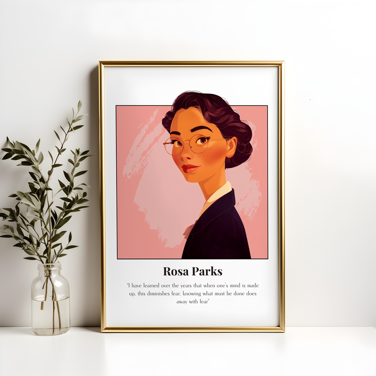 Rosa Parks Quote Poster