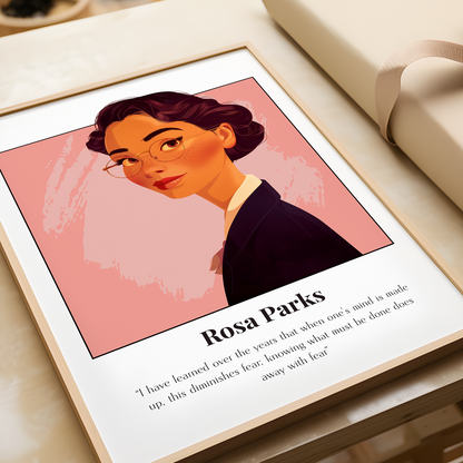 Rosa Parks Quote Poster