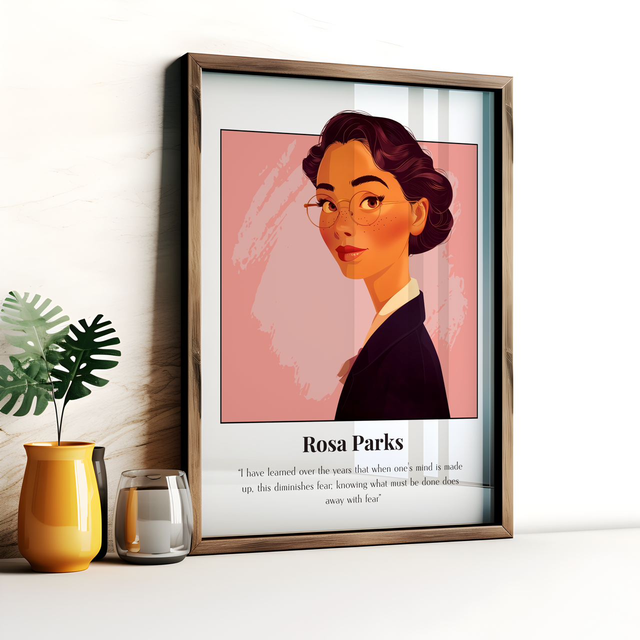 Rosa Parks Quote Poster