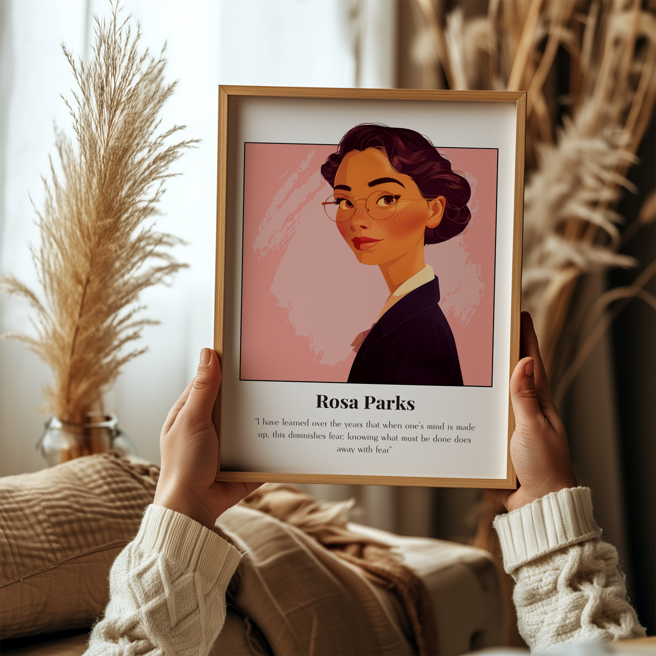 Rosa Parks Quote Poster