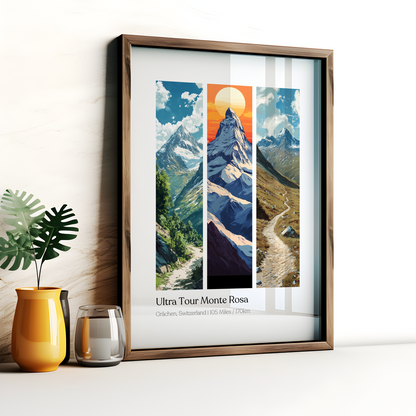 Ultra Tour Monte Rosa Ultra Marathon Poster