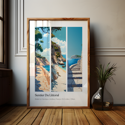 Le Sentier des Ocres Roussillon Poster