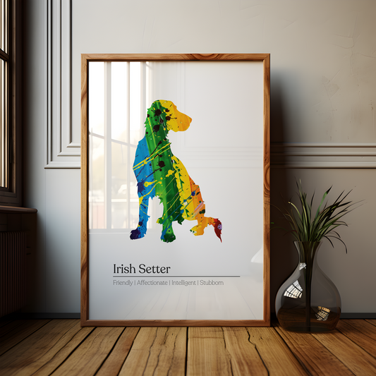 Irish Setter Art Poster