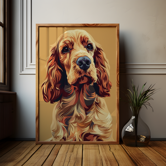 Springer Spaniel Portrait Poster