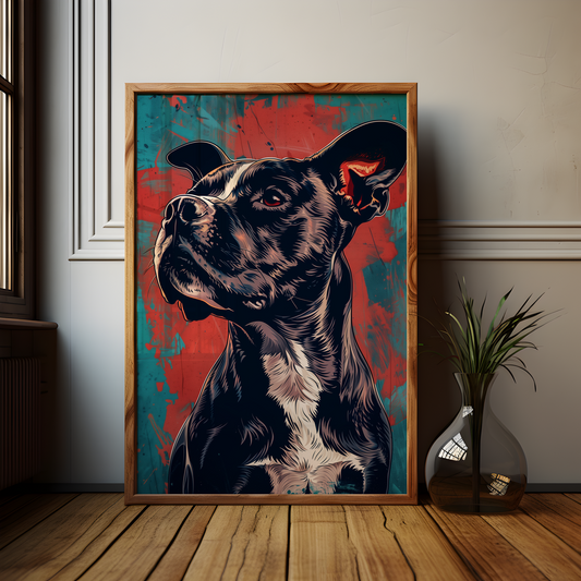 Staffordshire Bull Terrier Poster