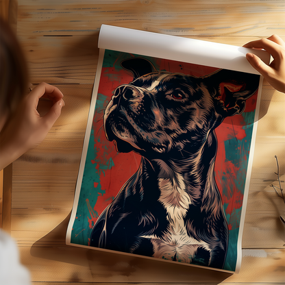 Staffordshire Bull Terrier Poster