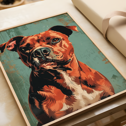 Bull Terrier Art Print