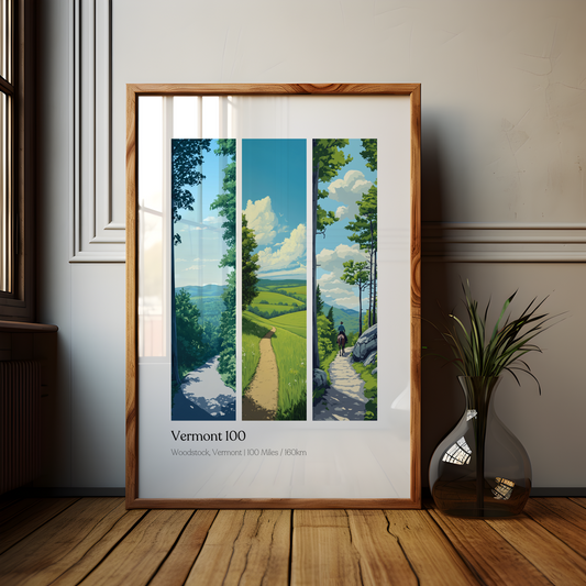 Vermont 100 Ultra Marathon Poster