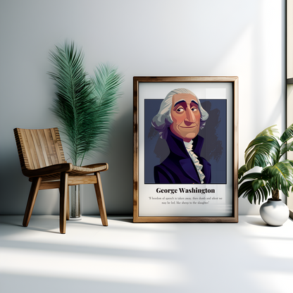 George Washington Quote Poster