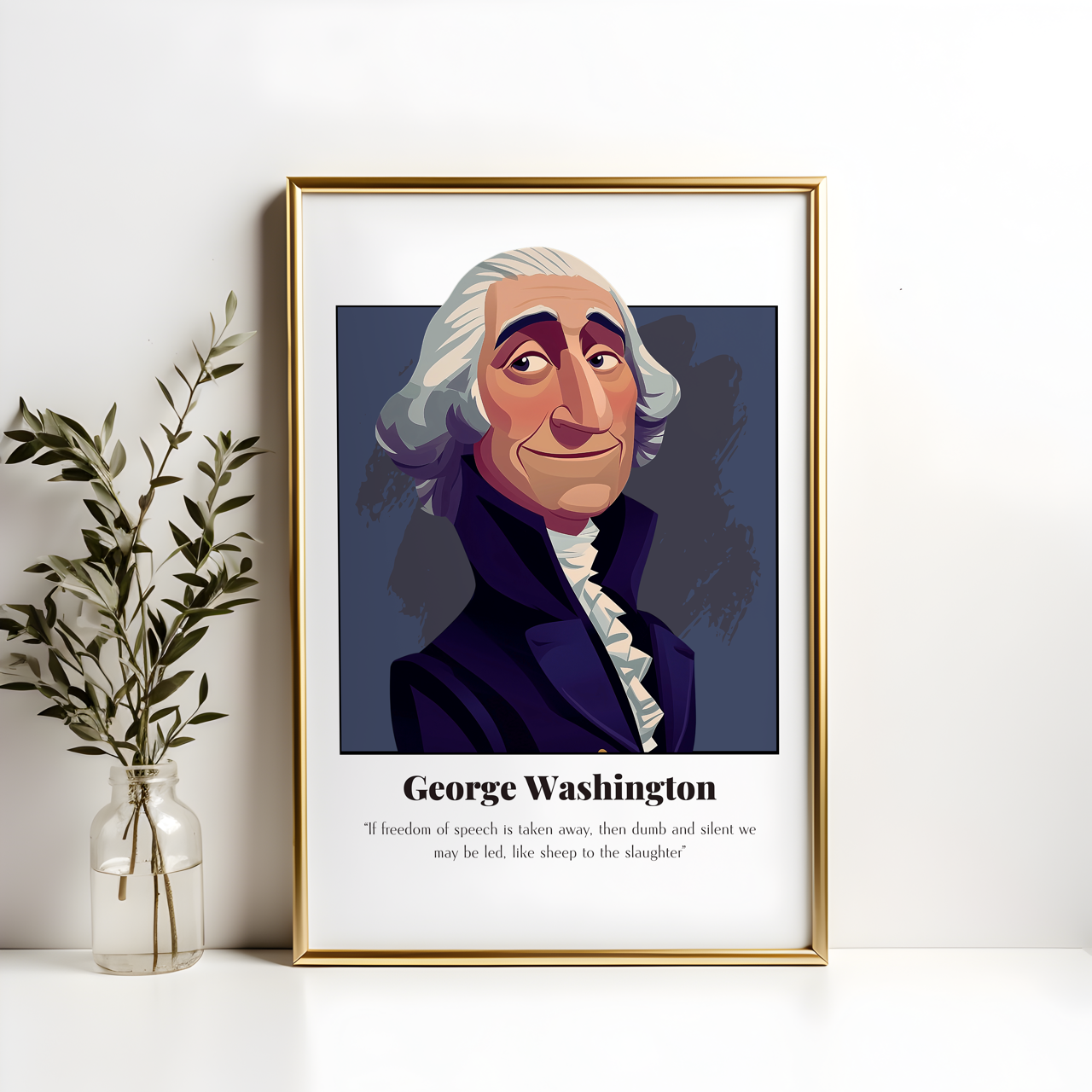 George Washington Quote Poster