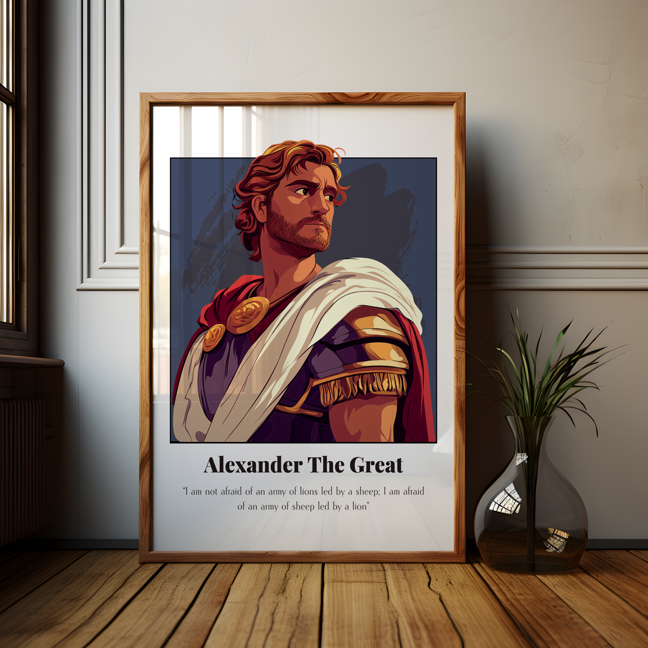 Alexander the Great Quote Poster