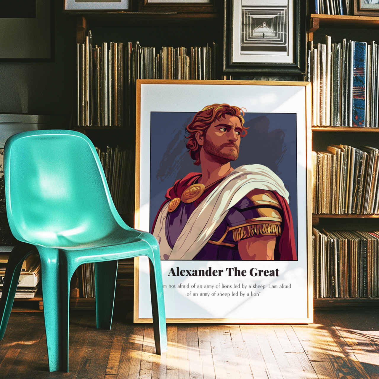 Alexander the Great Quote Poster