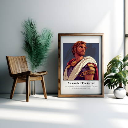 Alexander the Great Quote Poster