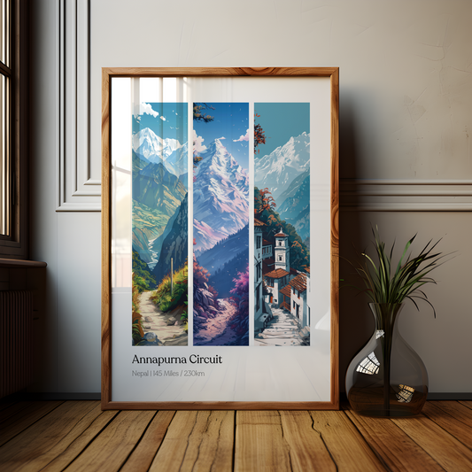 Annapurna Circuit Trek Poster