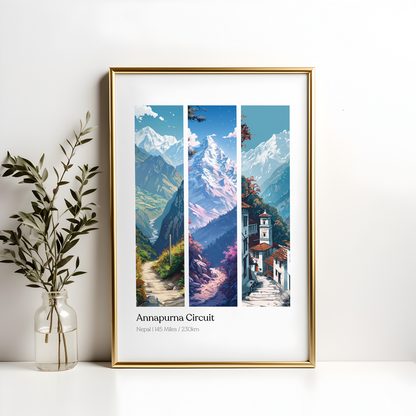 Annapurna Circuit Trek Poster