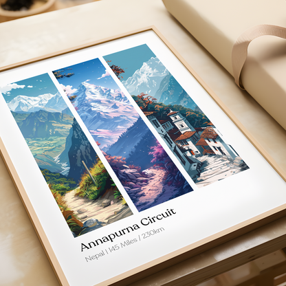 Annapurna Circuit Trek Poster