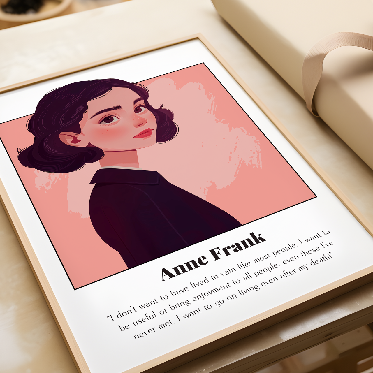 Anne Frank Quote Poster