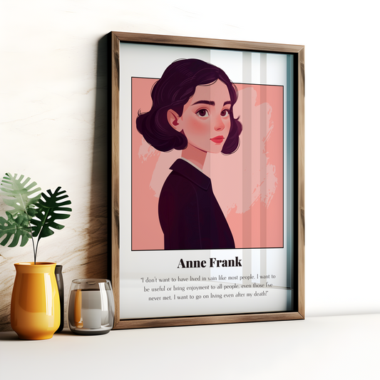 Anne Frank Quote Poster