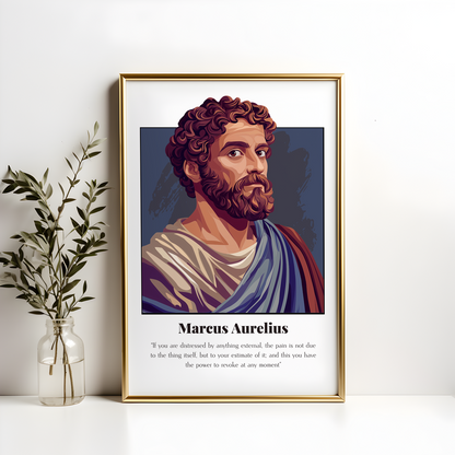 Marcus Aurelius Quote Poster