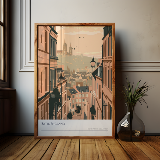 Bath Cityscape Poster