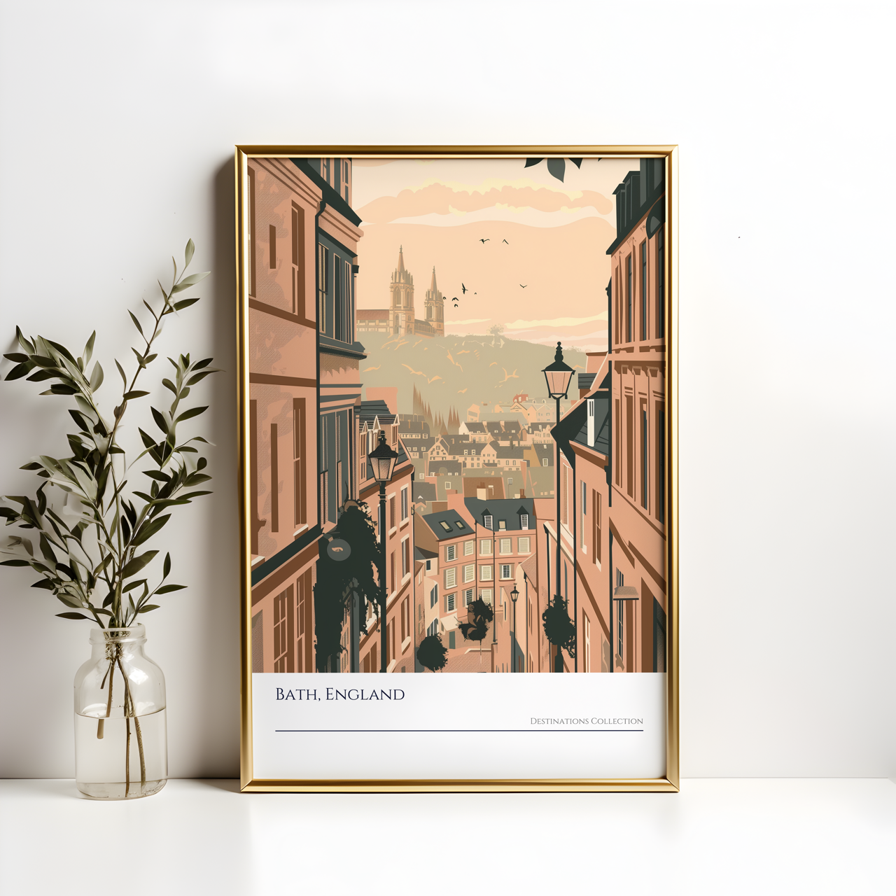 Bath Cityscape Poster