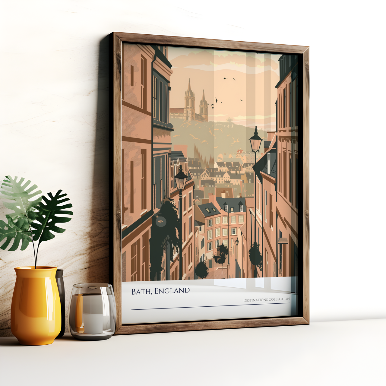 Bath Cityscape Poster