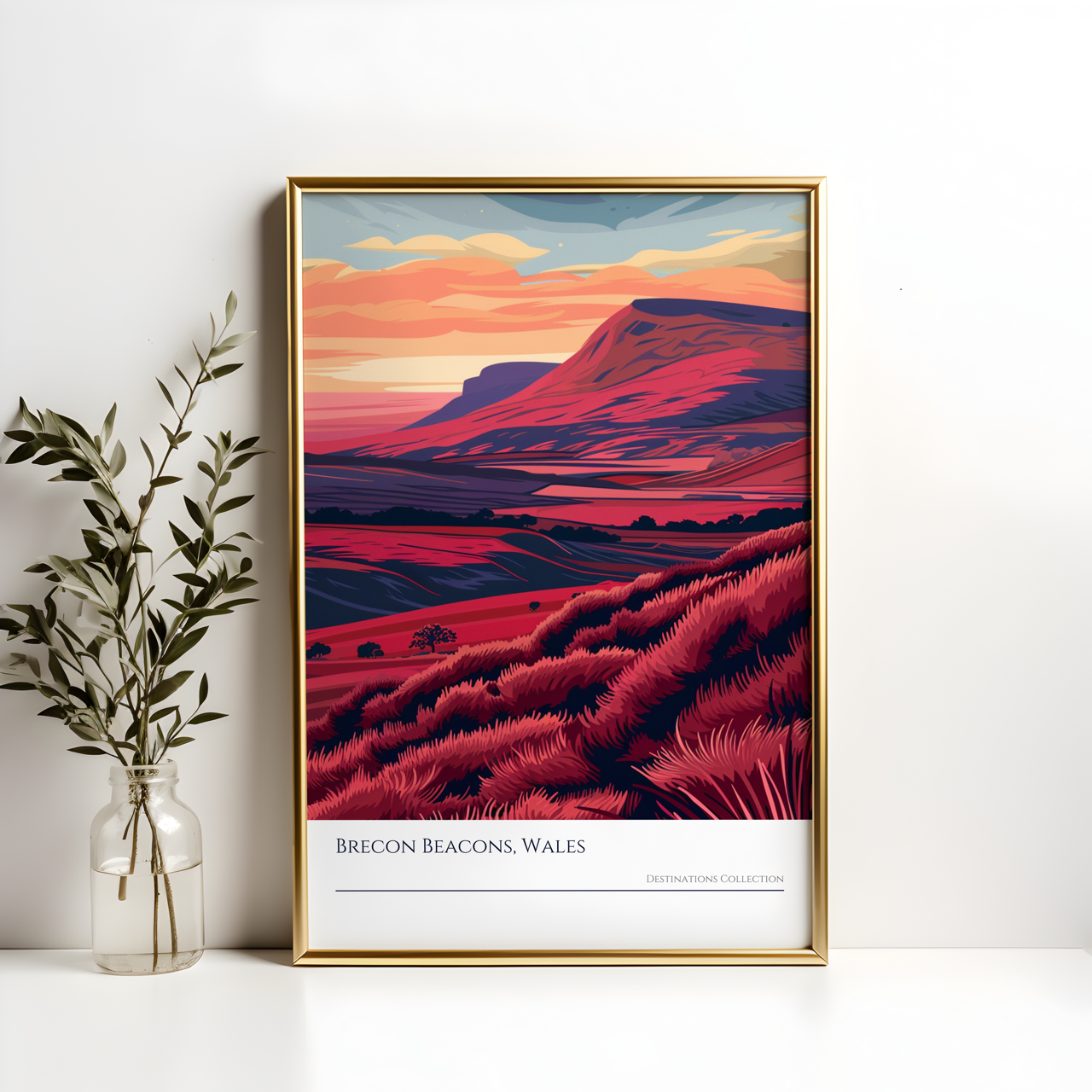 Brecon Beacons Sunset Poster