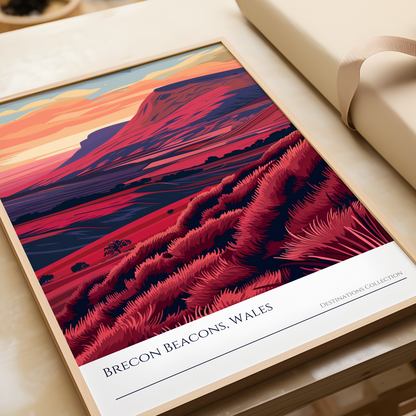 Brecon Beacons Sunset Poster