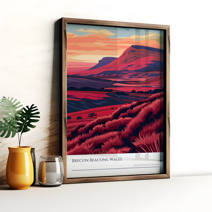 Brecon Beacons Sunset Poster