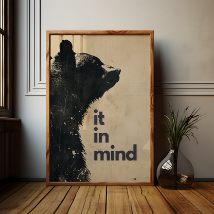 Bear It In Mind... Poster